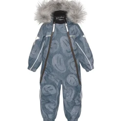Pyxis Babyoverall Denim Swirley>Molo Outlet
