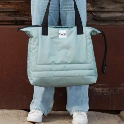 Quiltad Skötväska Pebble Green><noscript><img width=