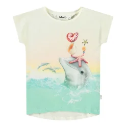 Ragnhilde Short Sleeve T-Shirt Wave Jumping>Molo Discount
