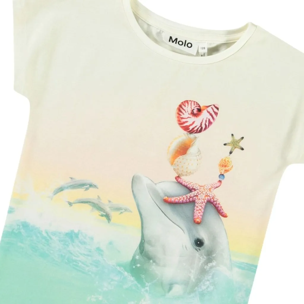 Ragnhilde Short Sleeve T-Shirt Wave Jumping>Molo Discount