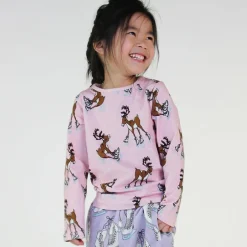 Raindeer Långärmad T-shirt Icy Pink><noscript><img width=