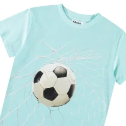 Rame Short Sleeve T-Shirt Goal Time Blue>Molo Online