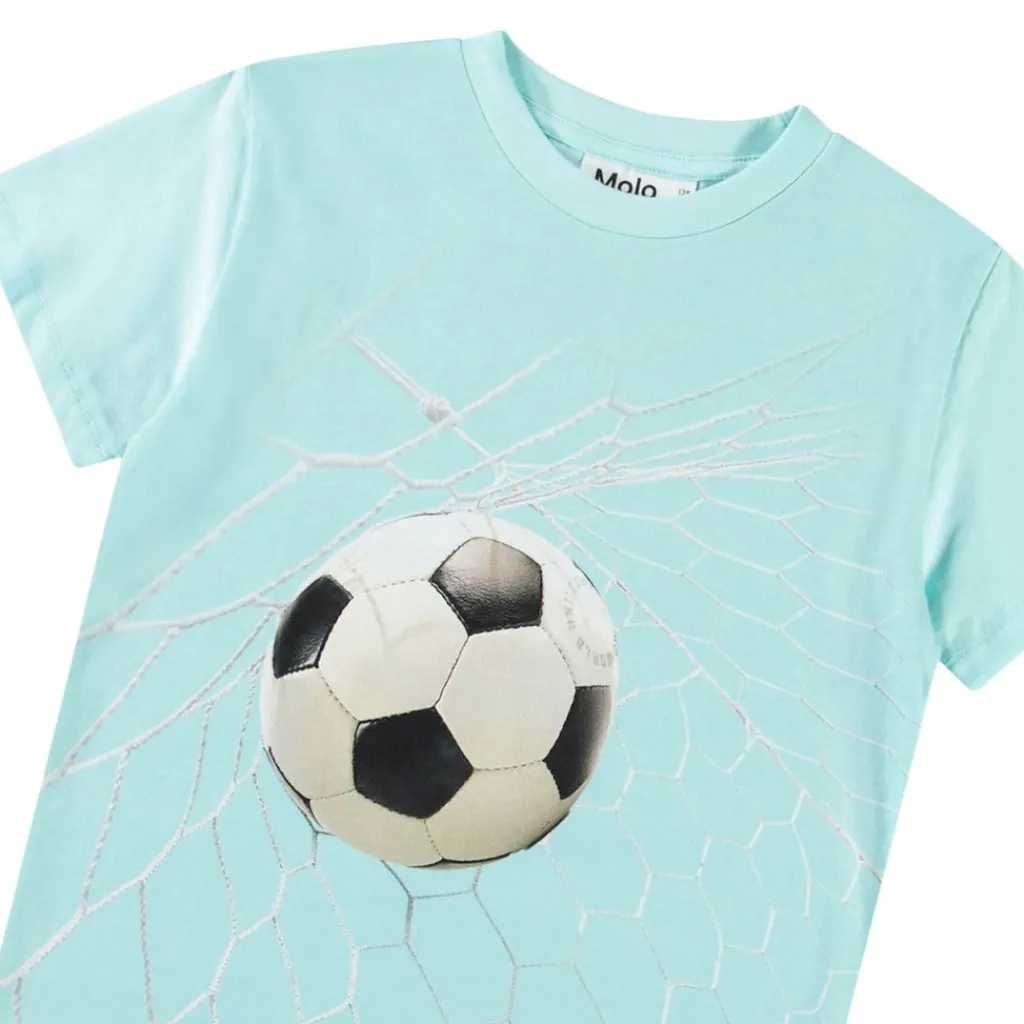 Rame Short Sleeve T-Shirt Goal Time Blue>Molo Online