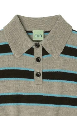 Randig Polo Oat Melange><noscript><img width=