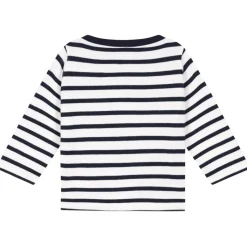 Randig Tröja Marinblå><noscript><img width=