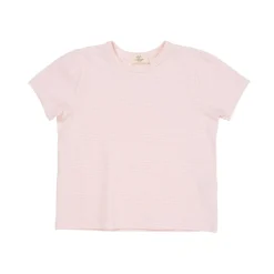 Randig T-shirt Med Rufsiga Ärmar Ballerina Cream Stripe>Copenhagen Colors Clearance