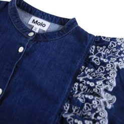 Raphaella Långärmad Denimskjorta Oak Embroidery><noscript><img width=
