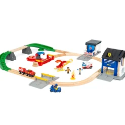 Räddningsteam Tågset Multicolor>BRIO New