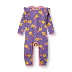 Reegnt With Shooting Star Långärmad Babydräkt Royal Purple>Småfolk Online