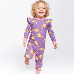 Reegnt With Shooting Star Långärmad Babydräkt Royal Purple><noscript><img width=