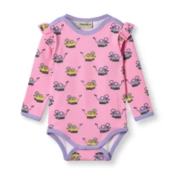 Regent With Robot Mice Långärmad Baby Body Pink Lilac>Småfolk Outlet