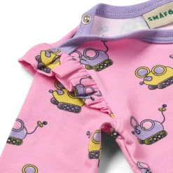 Regent With Robot Mice Långärmad Baby Body Pink Lilac><noscript><img width=