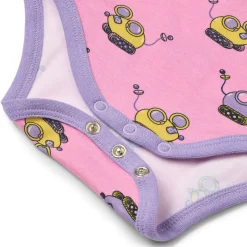 Regent With Robot Mice Långärmad Baby Body Pink Lilac><noscript><img width=