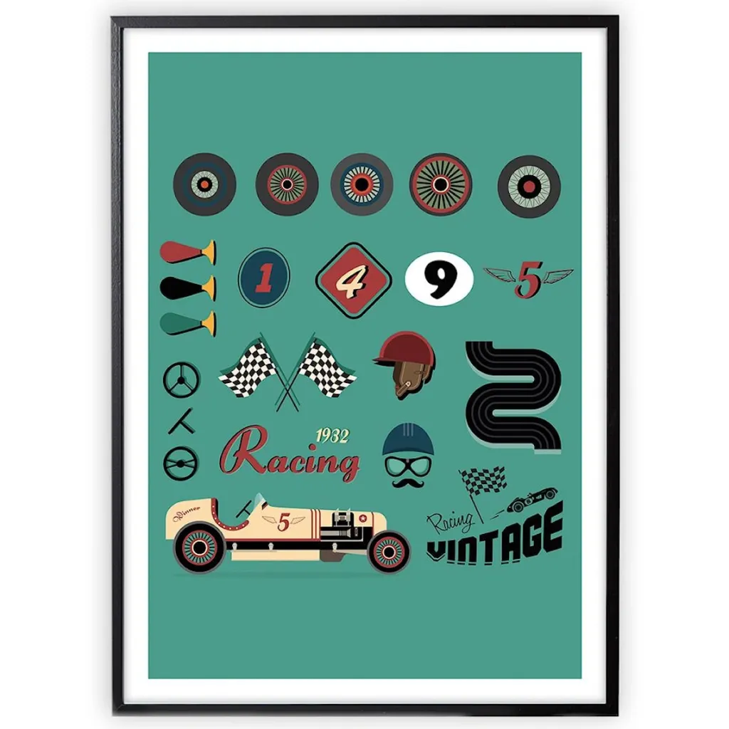 Retro Tema Poster>XO Posters Online