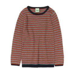 Ribbad Blus I Ull Multi Stripe>FUB Discount