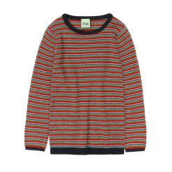 Ribbad Blus I Ull Multi Stripe>FUB Discount