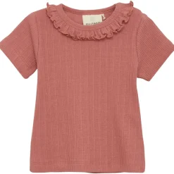 Ribbad T-shirt Old Rose>EnFant Discount