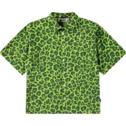 Richie Long Sleeve Shirt Jaguar_green>Molo Discount