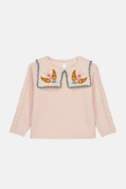 Rilda Stickad Tröja Blush><noscript><img width=