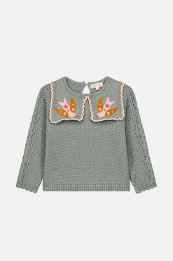 Rilda Stickad Tröja Seashore>Louise Misha New
