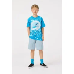 Riley Short Sleeve T-Shirt Blue Surf>Molo Discount