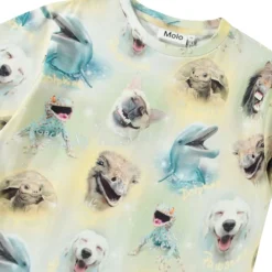 Riley Short Sleeve T-Shirt Smiling Animals><noscript><img width=