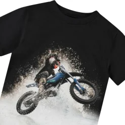 Riley Short-Sleeved T-Shirt Water Wheelie>Molo New