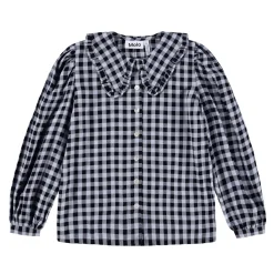 Robbin Långärmad Skjorta Moon Gingham>Molo Sale
