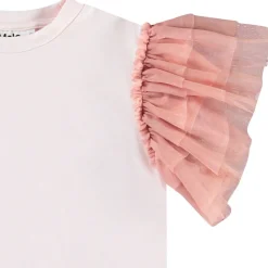 Robyn Short Sleeve T-Shirt Charlotte Pink>Molo New
