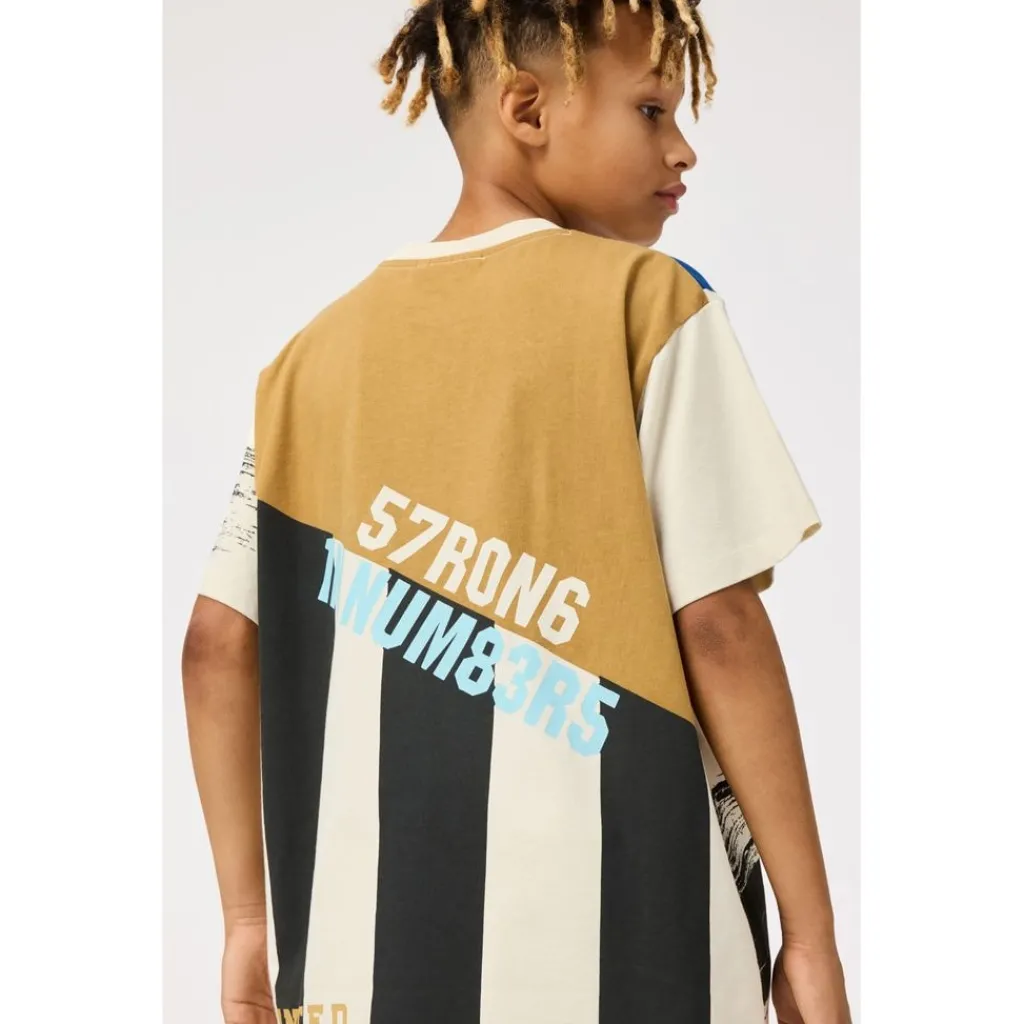 Rodney Short Sleeve T-Shirt Mash Up Neutral>Molo