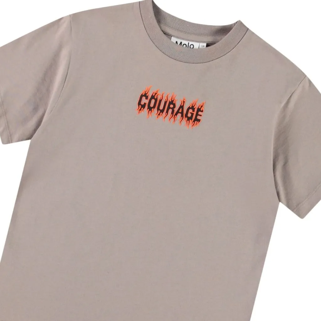 Rodney Short-Sleeved T-Shirt Cinder Rock>Molo Outlet