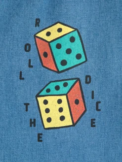 Roll The Dice Byxor I Denim Navy Blue><noscript><img width=