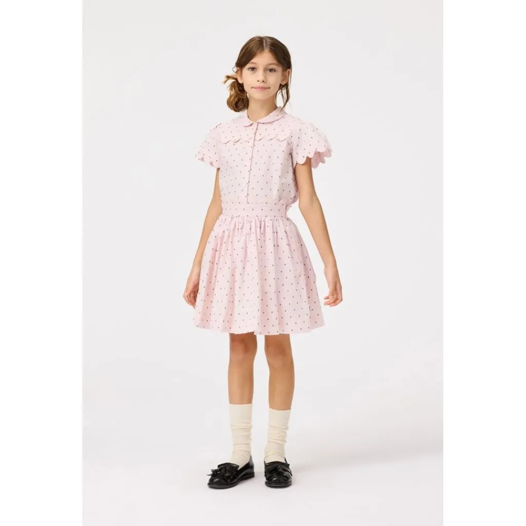 Ronda Short Sleeve Shirt Charlotte Pink>Molo