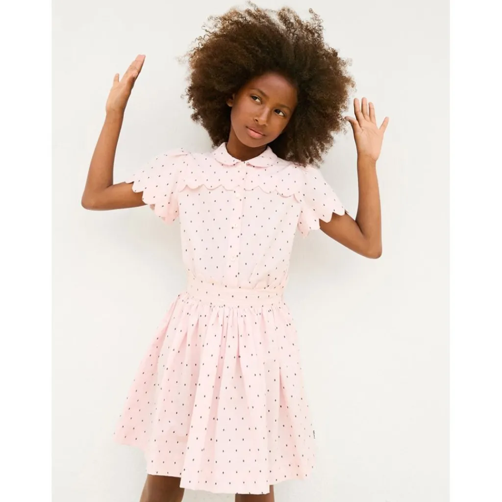 Ronda Short Sleeve Shirt Charlotte Pink>Molo