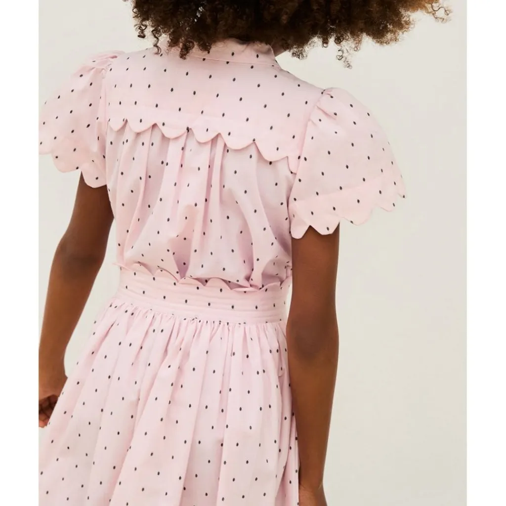 Ronda Short Sleeve Shirt Charlotte Pink>Molo