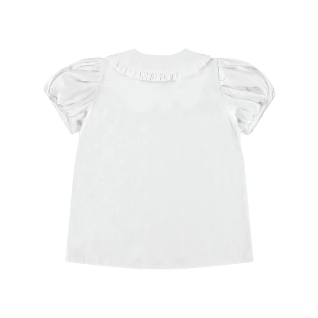 Rosabella Short Sleeve Shirt Crisp White>Molo Discount