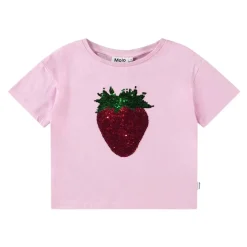 Roseanna T-shirt Glitter Strawberry>Molo Hot