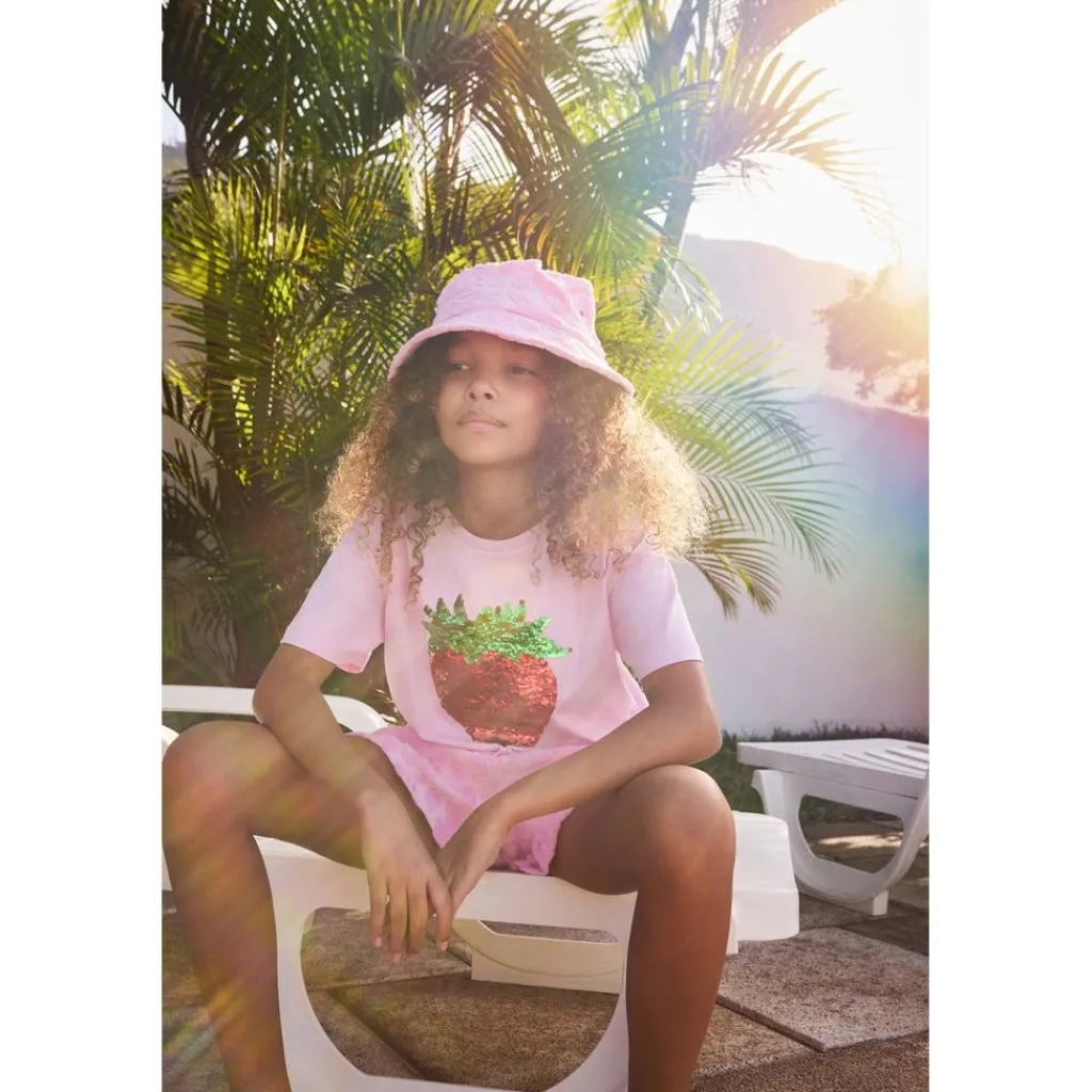 Roseanna T-shirt Glitter Strawberry>Molo Hot