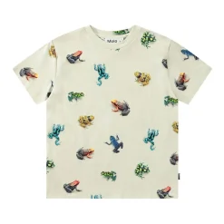Roxo Short Sleeve T-Shirt Vibrant Frogs>Molo Hot