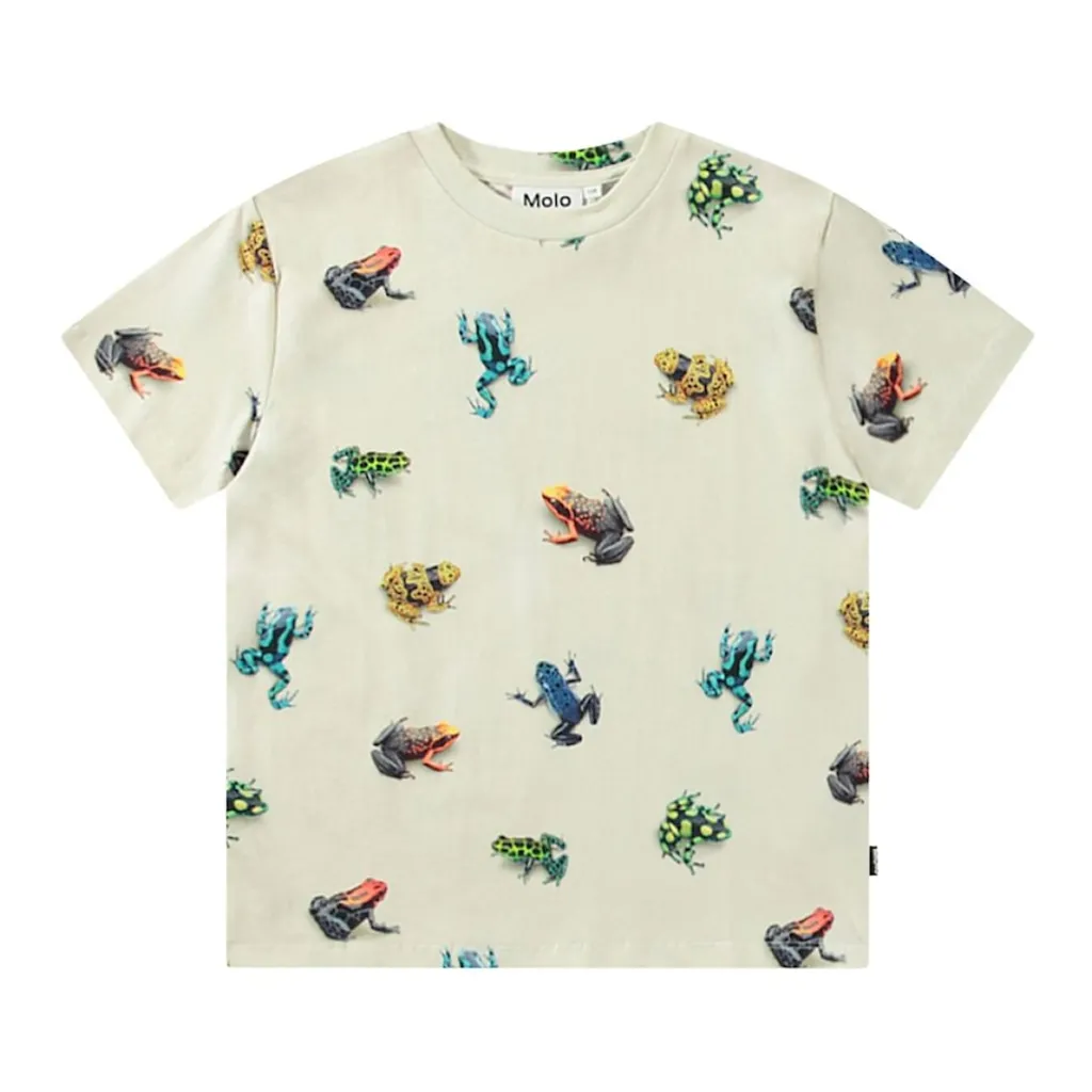 Roxo Short Sleeve T-Shirt Vibrant Frogs>Molo Hot