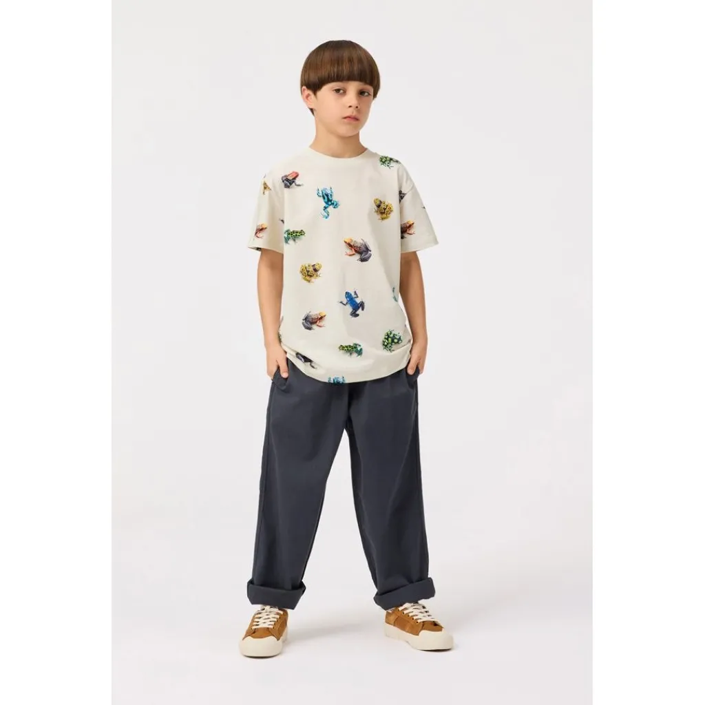 Roxo Short Sleeve T-Shirt Vibrant Frogs>Molo Hot