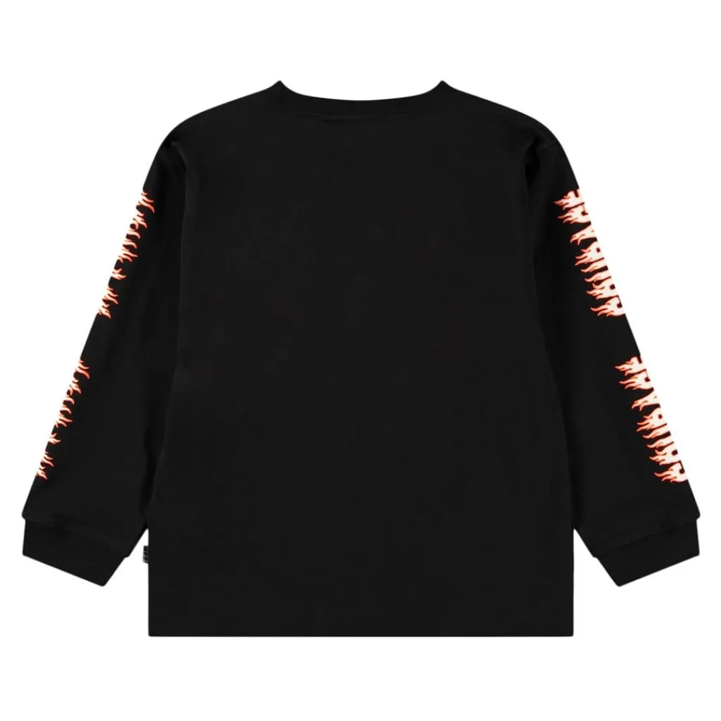 Rube Long-Sleeved T-Shirt Black>Molo Outlet