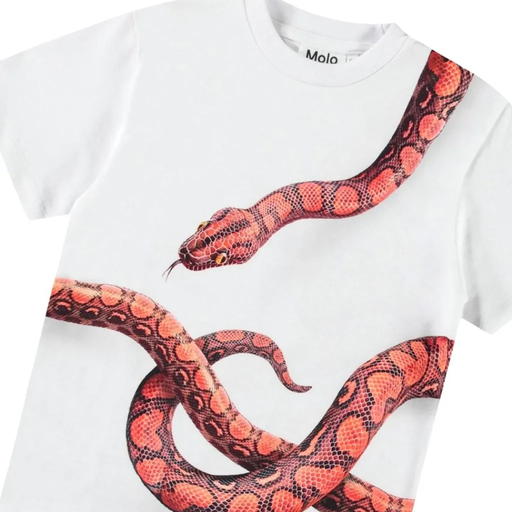 Rubin Short Sleeve T-Shirt Red Snake>Molo