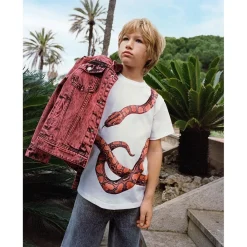 Rubin Short Sleeve T-Shirt Red Snake><noscript><img width=