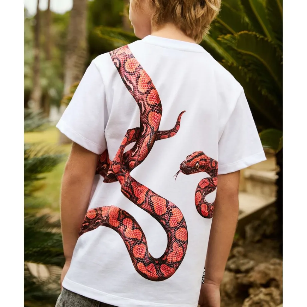 Rubin Short Sleeve T-Shirt Red Snake>Molo