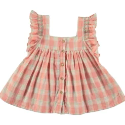 Rutig Blus Rosa>Tocoto Vintage New