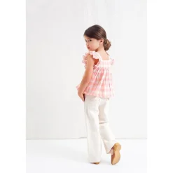 Rutig Blus Rosa>Tocoto Vintage New