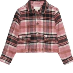 Rutig Jacka Dusty Rose>Creamie