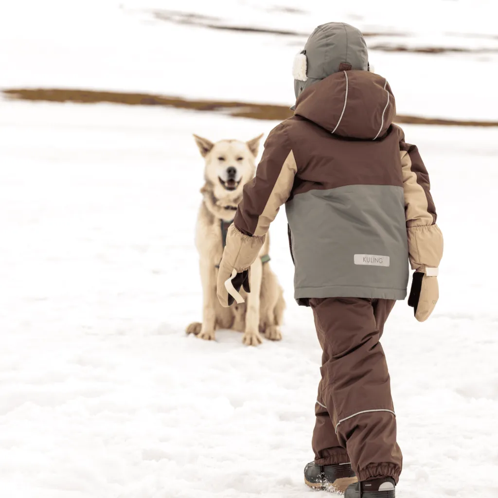 Sarek Skidjacka Green/brown/sand Blocking>Kuling Hot