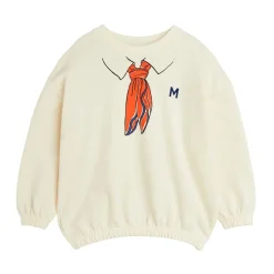 Scarf Sweatshirt Offwhite>Mini Rodini New